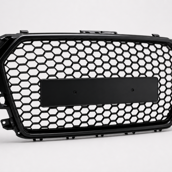 Audi A3 8V 2013–2020 Honeycomb Siyah Ön Panjur
