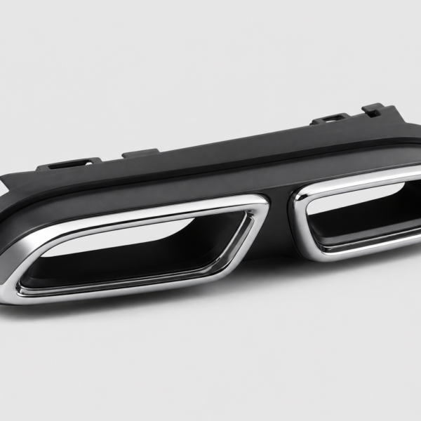 Audi A3 8V 2013–2020 Krom Egzoz Ucu Görünümlü Set